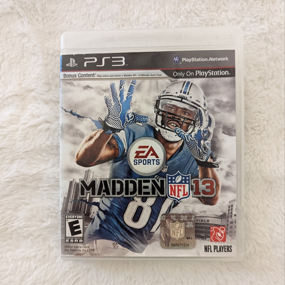 Great Condition: Sony Playstation PS3 EA Sports Madden NFL 13 (Calvin Jo…